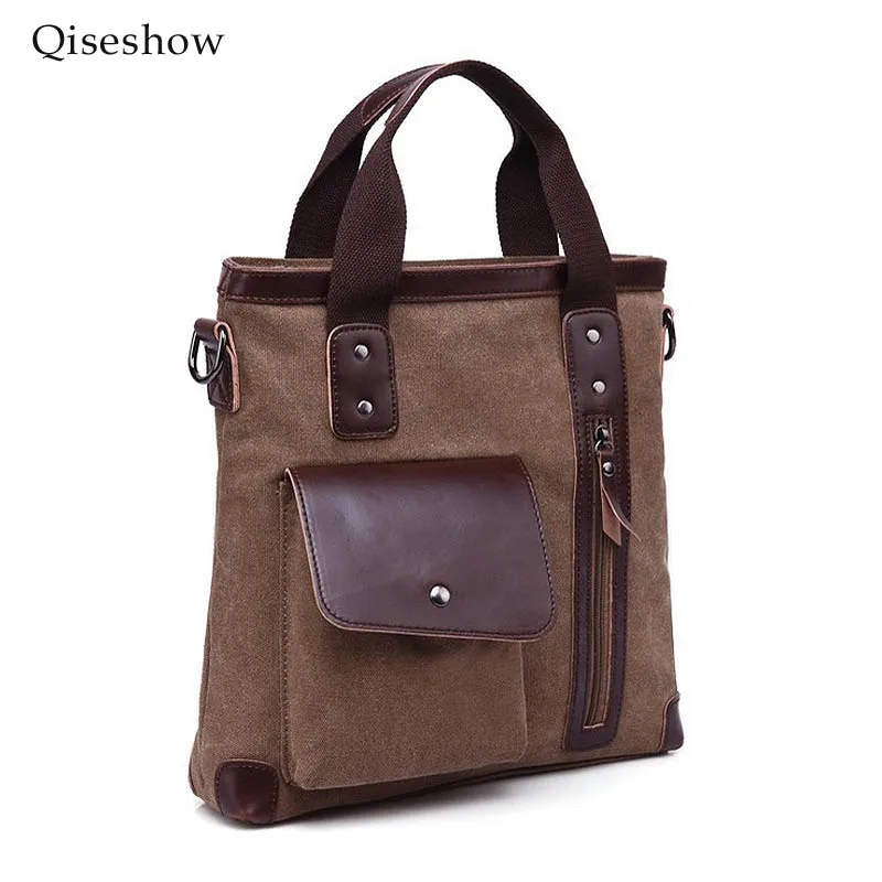 

Bags for men Briefcase Men's canvas handbag business casual retro Notebook Bag canvas shoulder bag Messenger bag