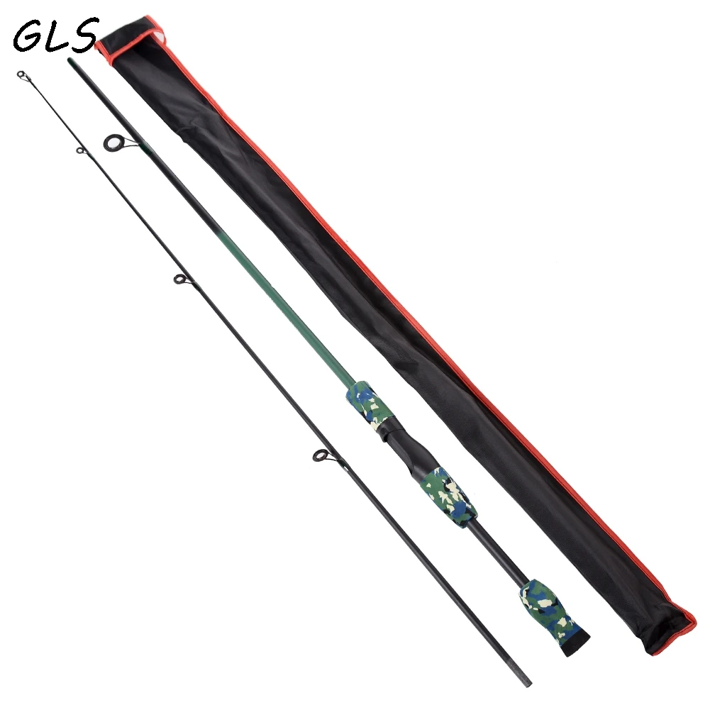 

Lure Fishing Rod 2 Section M Power Carbon Fiber Spinning/Casting Travel Rod 10-30g Fishing Tackle line wt.6-15lb Fishing Rod