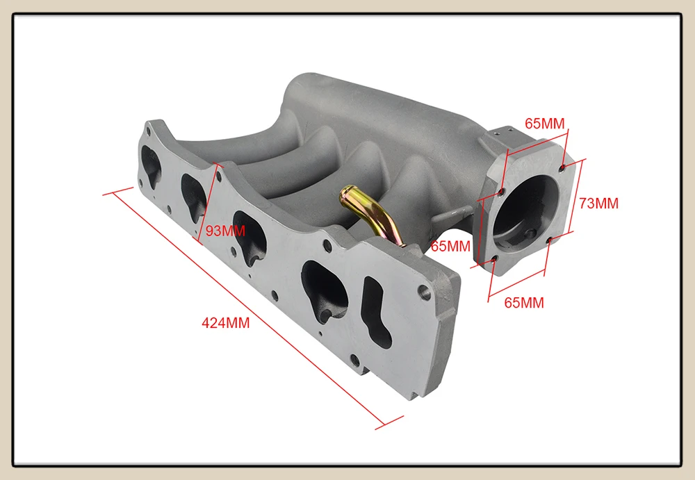 LZONE-алюминиевый впускной коллектор K24A2 K20Z3 для Honda Civic 06-11 Acura TSX 04-08 JR-IM52