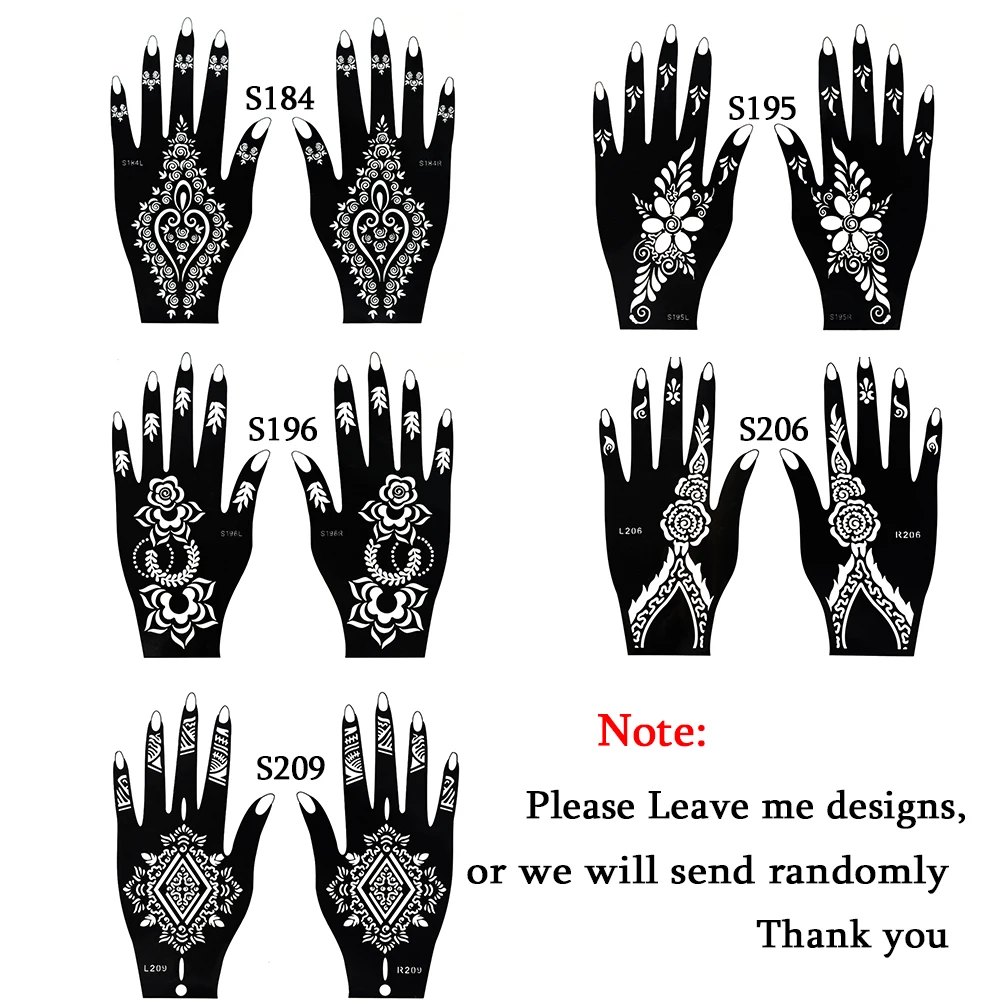 1 satz heißer hohl temporäre henna tattoo schablonen vorlagen 1 satz heißer hohl temporäre henna tattoo schablonen vorlagen