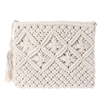 

THINKTHENDO New Women Vintage Straw Coin Purse Hollow Out Mini Wallet Tassel Money Bag Pouch Tassel Coin Key Holder 2018 Fashion