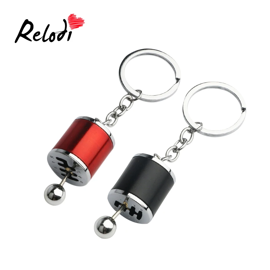 

Relodi New Arrival Gear Shift Stick Keychain Alloy Mental Car Modified Key Holder Cylinder Wave Motor Key Protector SP0774