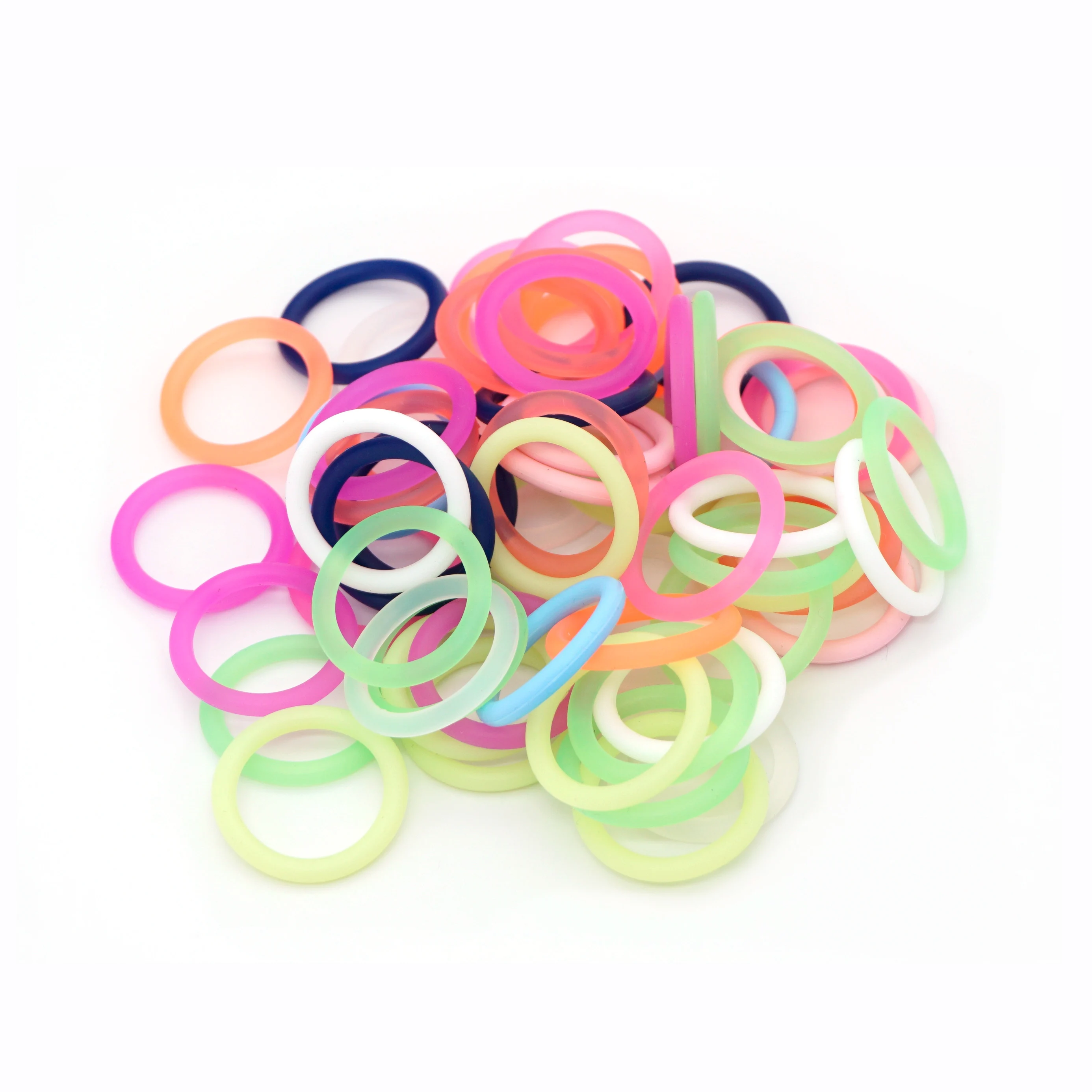 

100pcs Transparent BPA Free O Rings Silicone Sutoyuen MAM NUK Dummy Baby Pacifier Clip Chain Holder Adapter O Rings