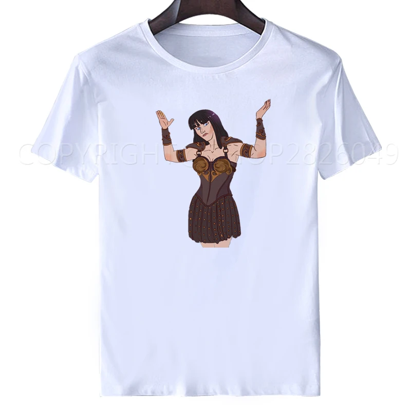 

Licensed Xena t shirt for man The Warrior Princess Lucy Lawless Adult Shirt M-3XL