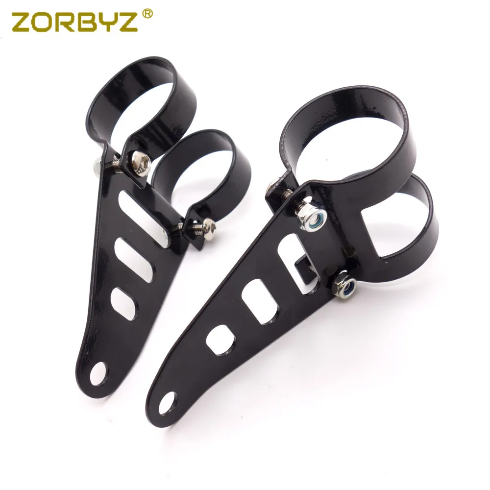 ZORBYZ черный металлический Монтажный кронштейн фар мотоцикла зажимы вилки для Harley