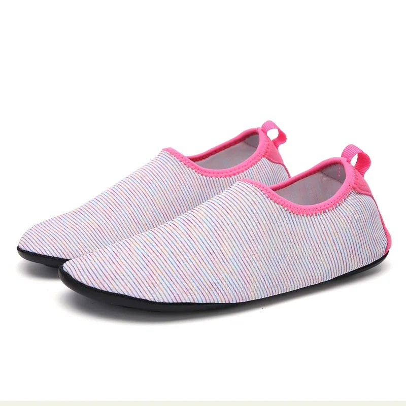 Крутая летняя пляжная обувь для пар Мужская обувь для дайвинга для серфинга детская обувь для мальчиков и девочек обувь для водных видов спорта Женская Йога фитнес-обувь - Цвет: Pink