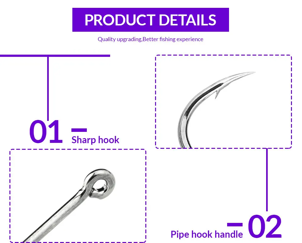 Рыболовные крючки Erchang из углеродистой стали 130 шт./компл. Размер#2-#14 рыболовные крючки коробка для ловли карпа с свинцовый рыболовный грузик