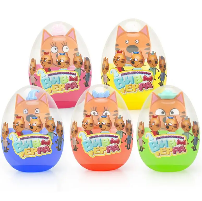 5 шт./компл. три маленьких котят, двигающиеся игрушки, российский мультфильм аниме мини Super Mario Happy Cats яйцо tpnkota куклы для детей