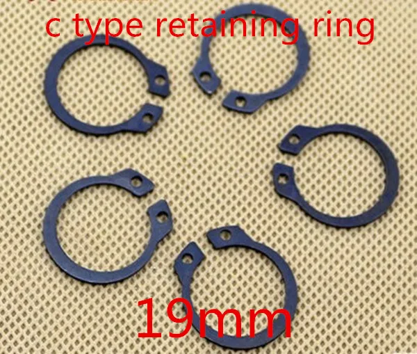 100pcs/lot m19 19mm C type snap ring ,C type retaining clip ring washer