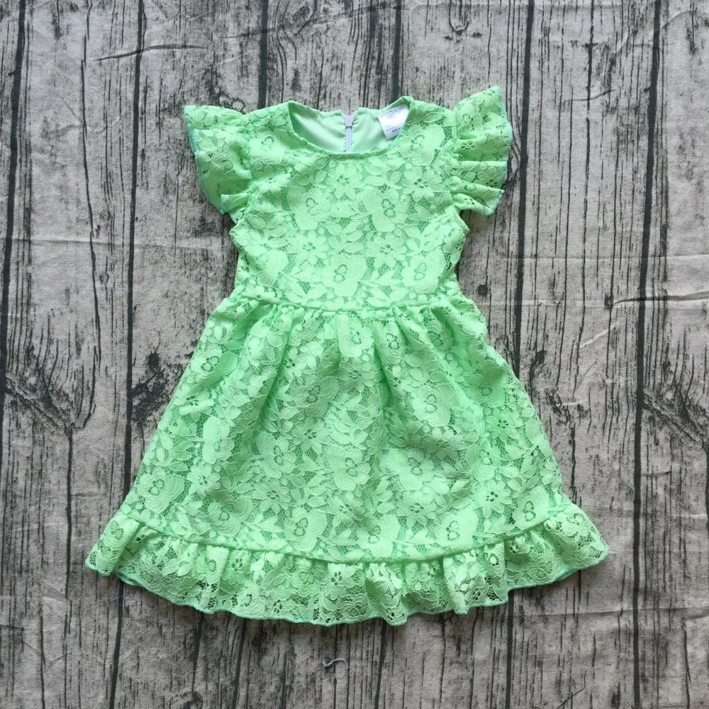 

baby girls summer hot new arrival green dress milk silk dress