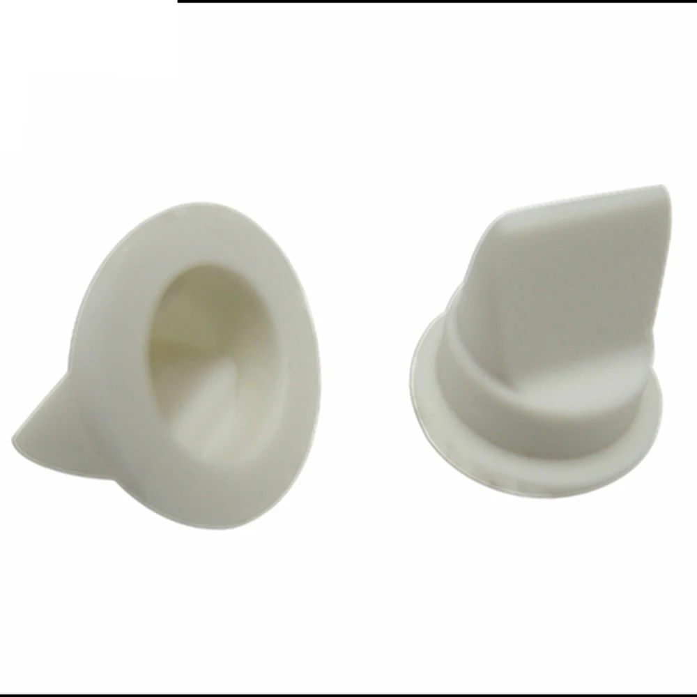 10 Pieces White Silicone Duckbill Valve One-way Check Valve 15* 9.2* 12.8MM for Liquid and Gas Backflow Prevent