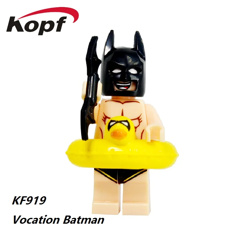 

Single Sale Super Heroes Harley Quinn Riddler Joker Vacation Batman Clockwork Orange Building Blocks Children Gift Toys KF919