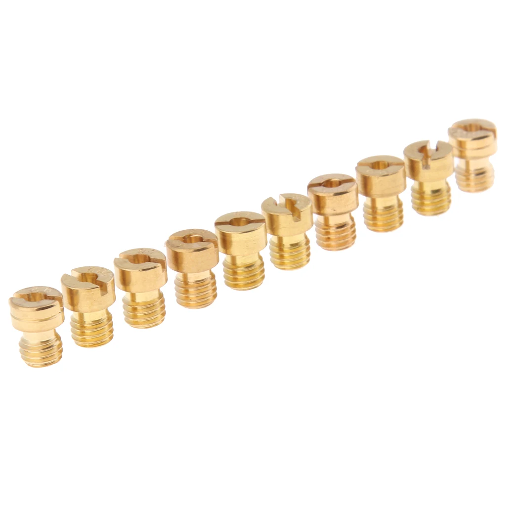 10x Carburetor Repair Kit Main Jet 85 88 90 92 94 95 98 100 102 105 Fuel Supply System jet principal Chorro principal
