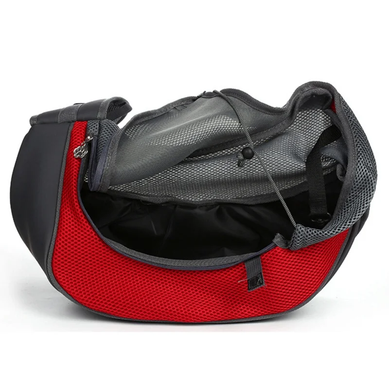 Наружная переноска для собаки щенка сумка Удобная дорожная сумка на плечо слинг сетка Удобная дорожная сумка