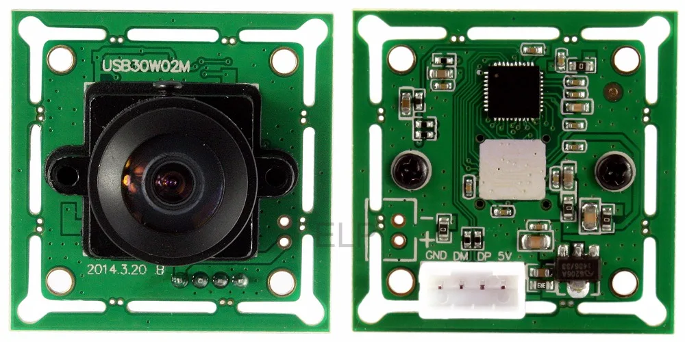 ELP драйвер Бесплатная 640X480 VGA 60fps 26X26 мм маленький Mini USB Камера с FOV180 градусов объектив