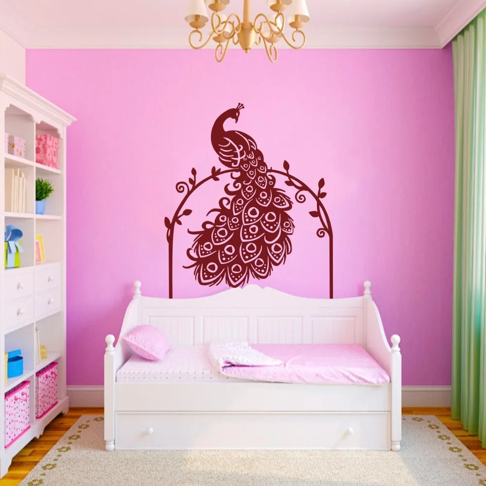 Popular Peacock Wall DecalBuy Cheap Peacock Wall Decal lots from China