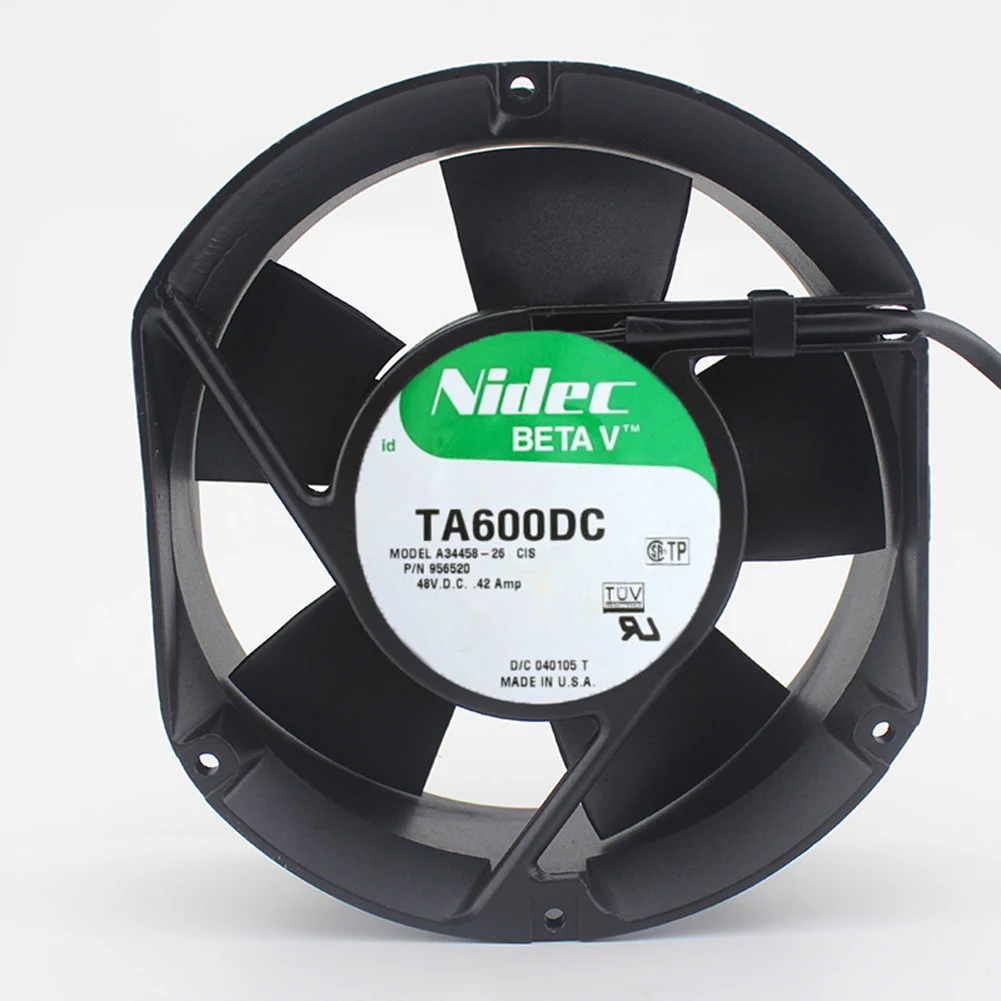 

For NIDEC TA600DC A34458-26 956520 48V 0.42A Axial fan cooling fan