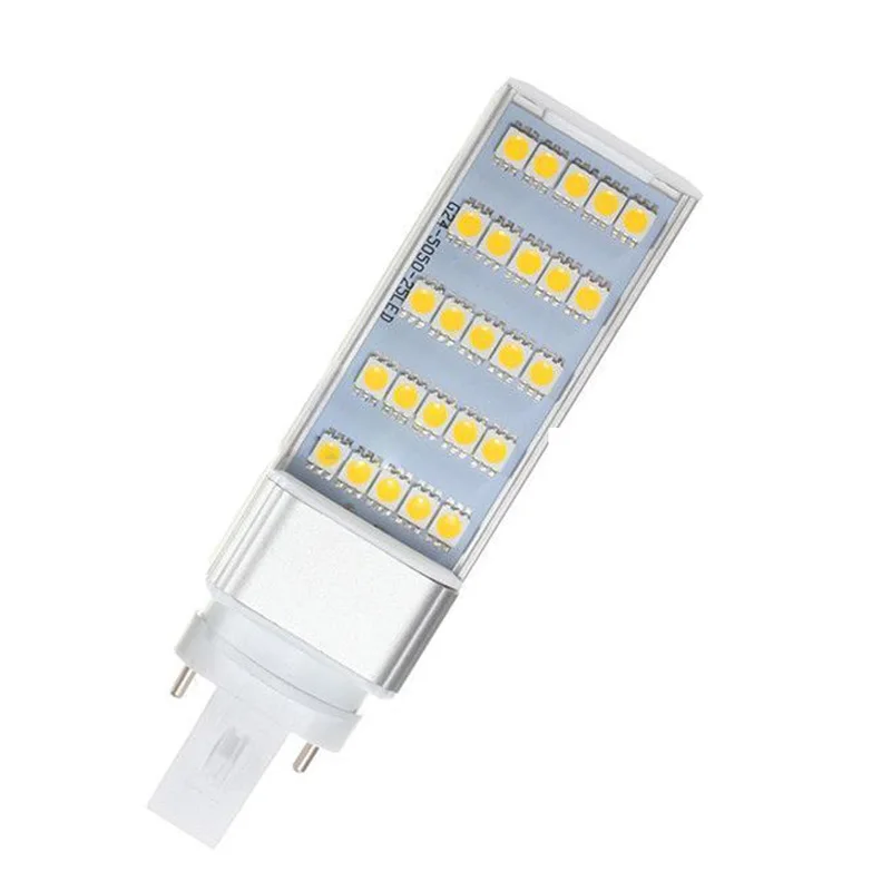 G23 5 Вт 5050 SMD белый светодиодный светильник с горизонтальным разъемом лампочка-кукуруза домашний потолочный теплый белый свет