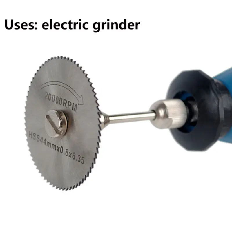 

New Portable Rotary Tool Circular Saw Blades Cutting Discs Mandrel For Dremel Cutoff QST7pcs mini wood saw blade
