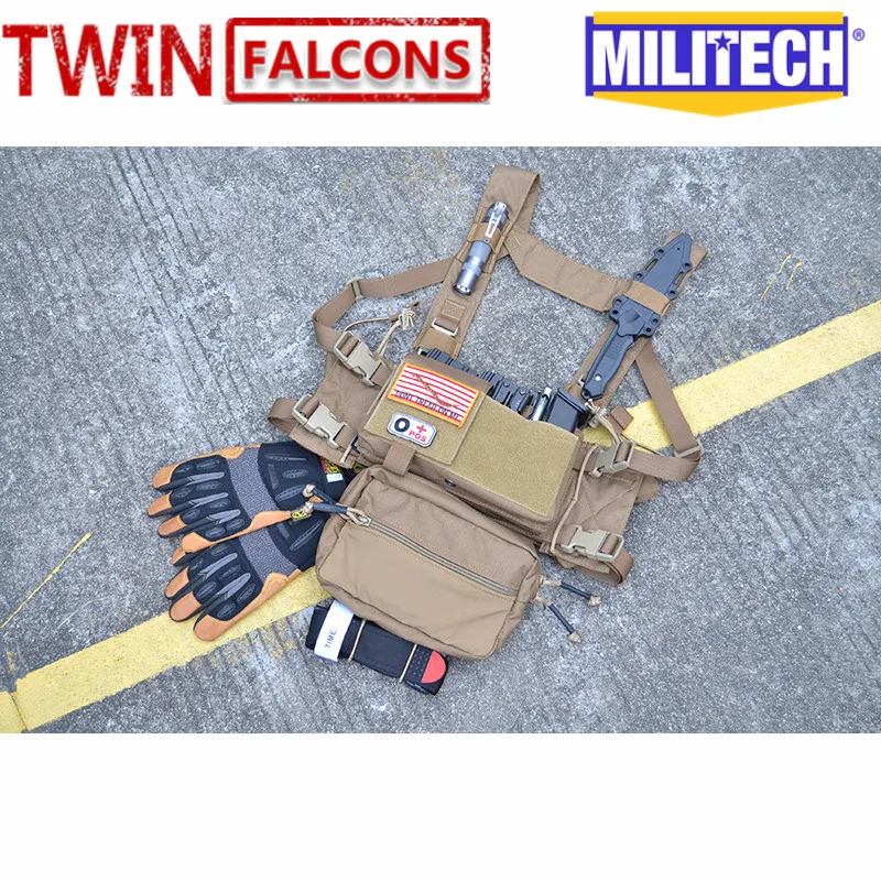 MILITECH Twinfalcons 500D Подлинная Cordura Mil Spec Военная MK3 нагрудная пластина для снаряжения боевой тактический жилет армейский Spiritus Rig