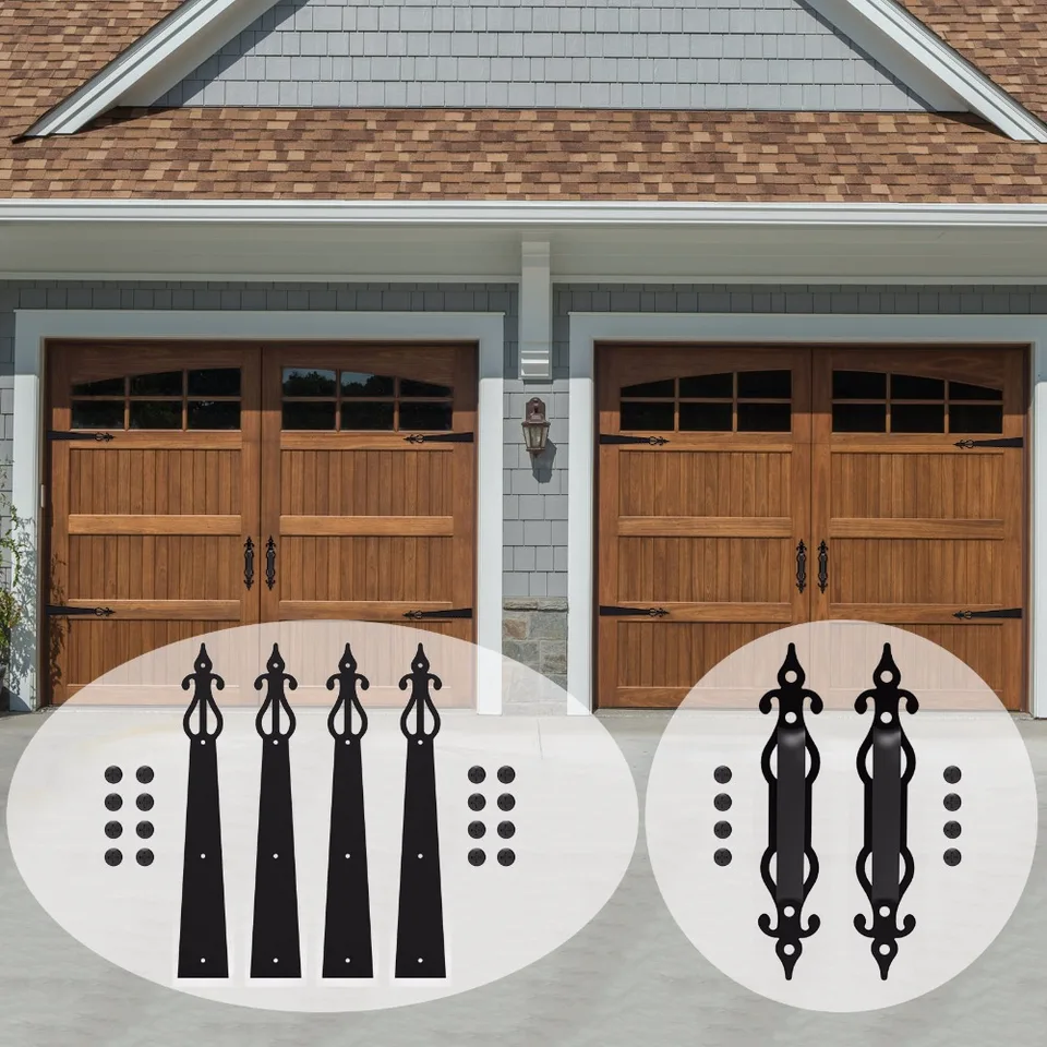 Lwzh Decorative Carriage House Garage Handle Hinge Accent Set Lwzh Decorative Carriage House Garage Handle Hinge Accent Set