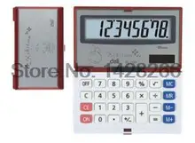 One Piece Deli 1124 Portable Calculator Deli 8 Digits Large Screen Folding
