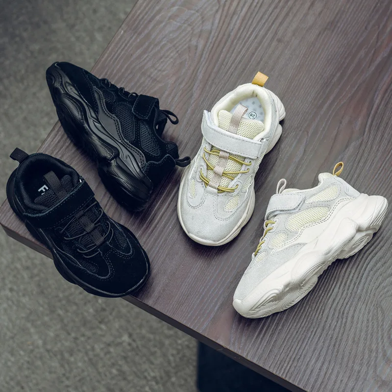 Children's Coconut Shoes Small Boys Girls Leather Sneakers 2018