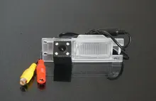 HD Retrovisor Do Carro Rear view camera Reversa Back up Para Opel Insignia opel J Com a Linha de Estacionamento de Visão Noturna À Prova D’ Água 4LED