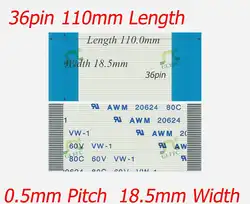 10 шт. 36pin-110mm-GLFFC-0.5mm-A Тип квартира Flex ленточный кабель awm vw-1 ROHS Настройка доступна