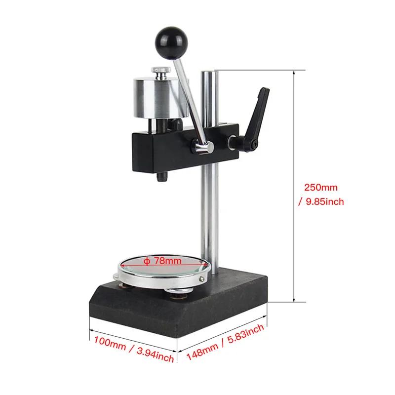 Digital Hardness Shore Durometer Tester LX-D For Hard Rubber Plastic Leather LAC-YJ Test Stand A Set of Hardness meter (3)