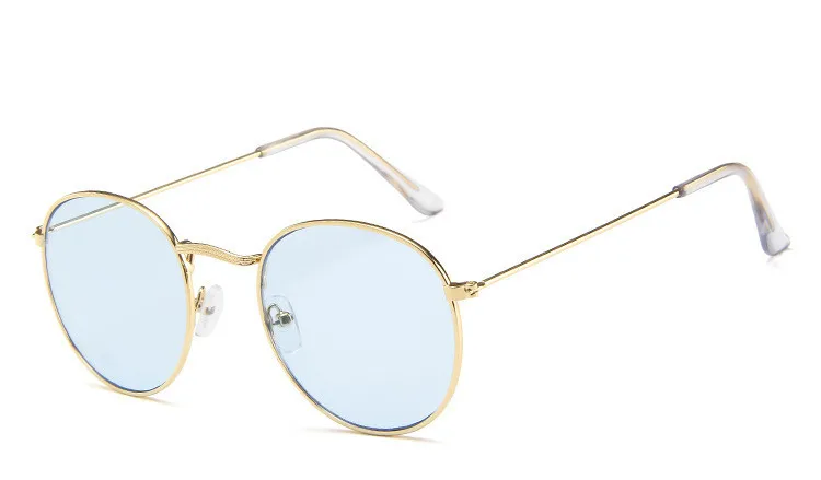  - 2023 Luxury Mirror Sunglasses Women/Men Brand Designer Lady Classic Round Sun Glasses UV400 Outdoor Oculos De Sol Gafas