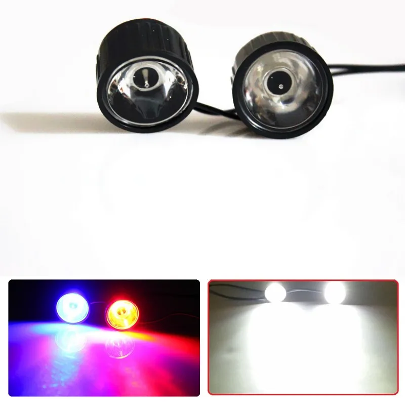 

12v Led Car Motorcycle flash light Red Blue warning taillight DRL Daytime driving lamp Stop Third Brake Strobe License rear lamp