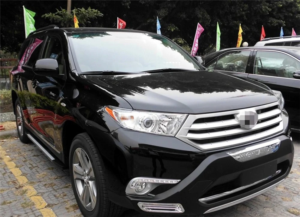 Для Toyota Highlander 2012 2013 Прозрачный автомобильный налобный фонарь с прозрачными линзами, передняя крышка для авто