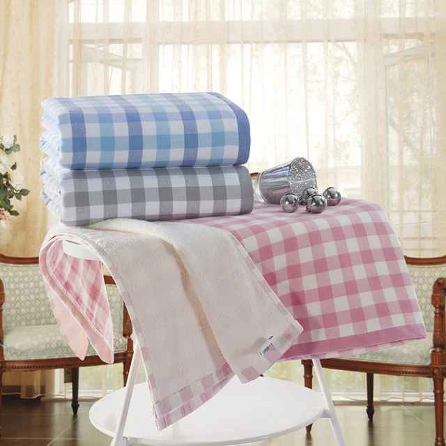 Aliexpress Buy Plaid Patterned Hotel Travel Golf Beach Bath Custom Patterned Bath Towels Aliexpress Buy Plaid Patterned Hotel Travel Golf Beach Bath Custom Patterned Bath Towels