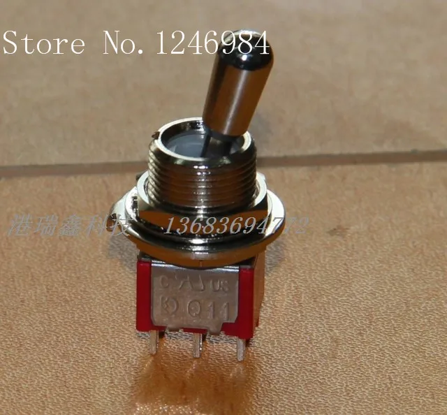 

[SA]T8011-Z short-throw six-foot two tranches M12 Dual bulk dust toggle switch Q11 Taiwan Deli Wei--20pcs/lot