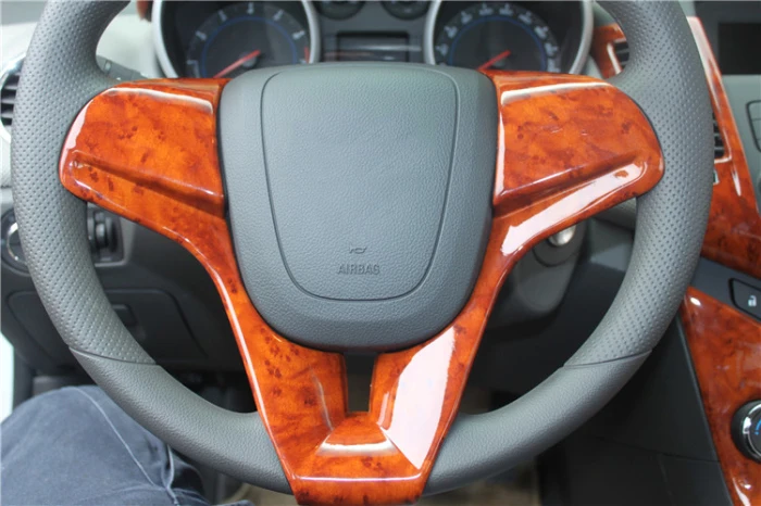 Для Chevrolet Cruze 2009- ABS внутренняя накладка декоративные наклейки комплект аксессуары для стайлинга автомобилей 1 комплект