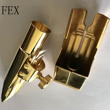 Профессиональный логотип Sax мундштук Guita AIFEX Золотой металлический альтсаксофон, саксофон мундштук Bb крышка Ligature#7