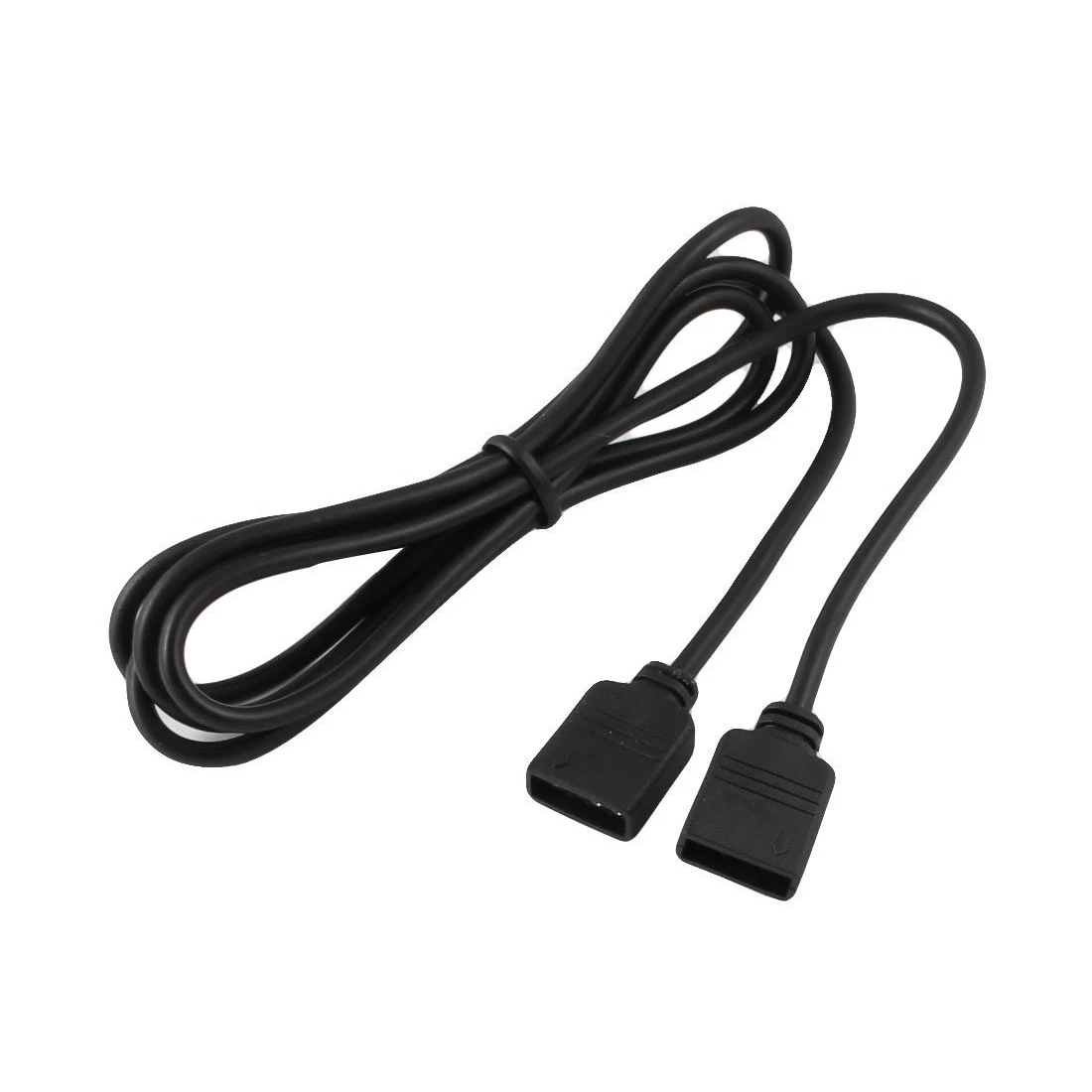

MYLB-LED Strips RGB 4 Pin Female to Female Connector Extension Cable Black 1M