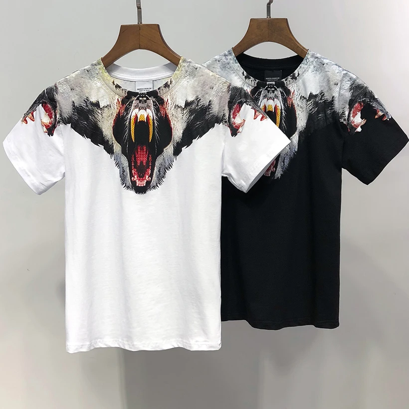 

2019 New Marcelo Burlon T Shirt 1:1 Camo Logo Casual Men Women MB T Shirts Kanye West Italy Marcelo Burlon T-shirt