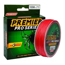 Tresse de pêche PE 4 brins de 100M