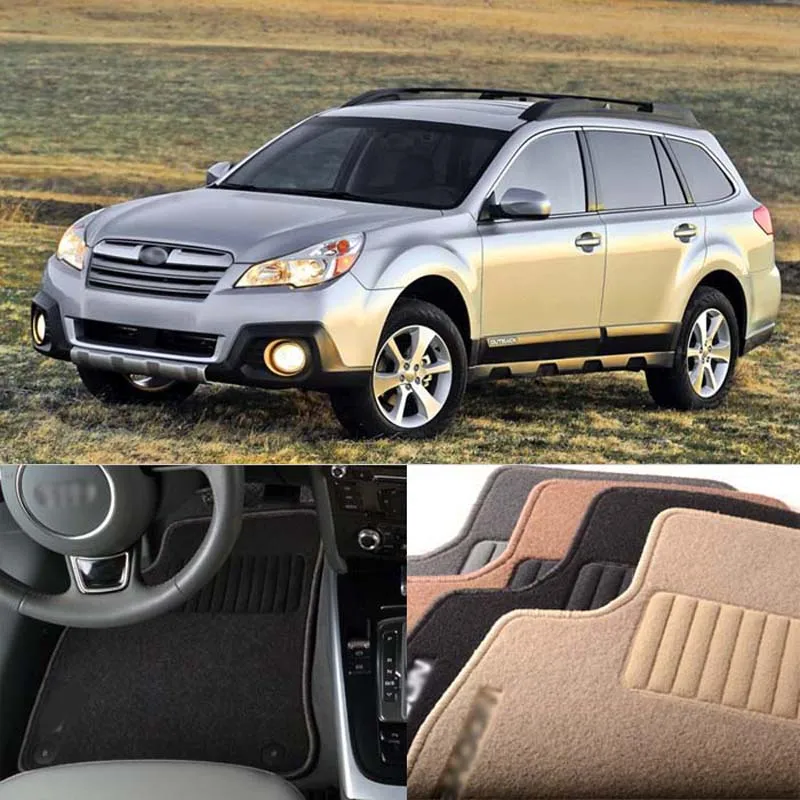 5pcs Premium Auto Fabric Nylon Anti slip Floor Mats Carpet For Subaru