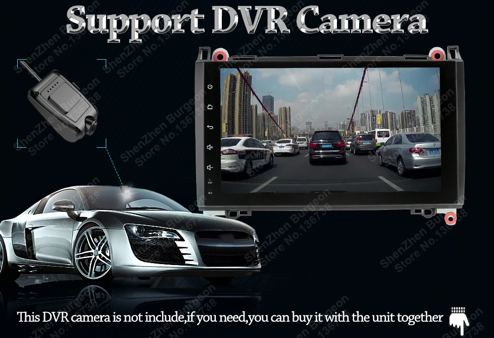 Sale 9 inch Octa Core Android 8.0 4GB RAM Car DVD Player For Mercedes Benz Sprinter A B Class B200 Vito Viano W906 W469 W245 W169 Car 10