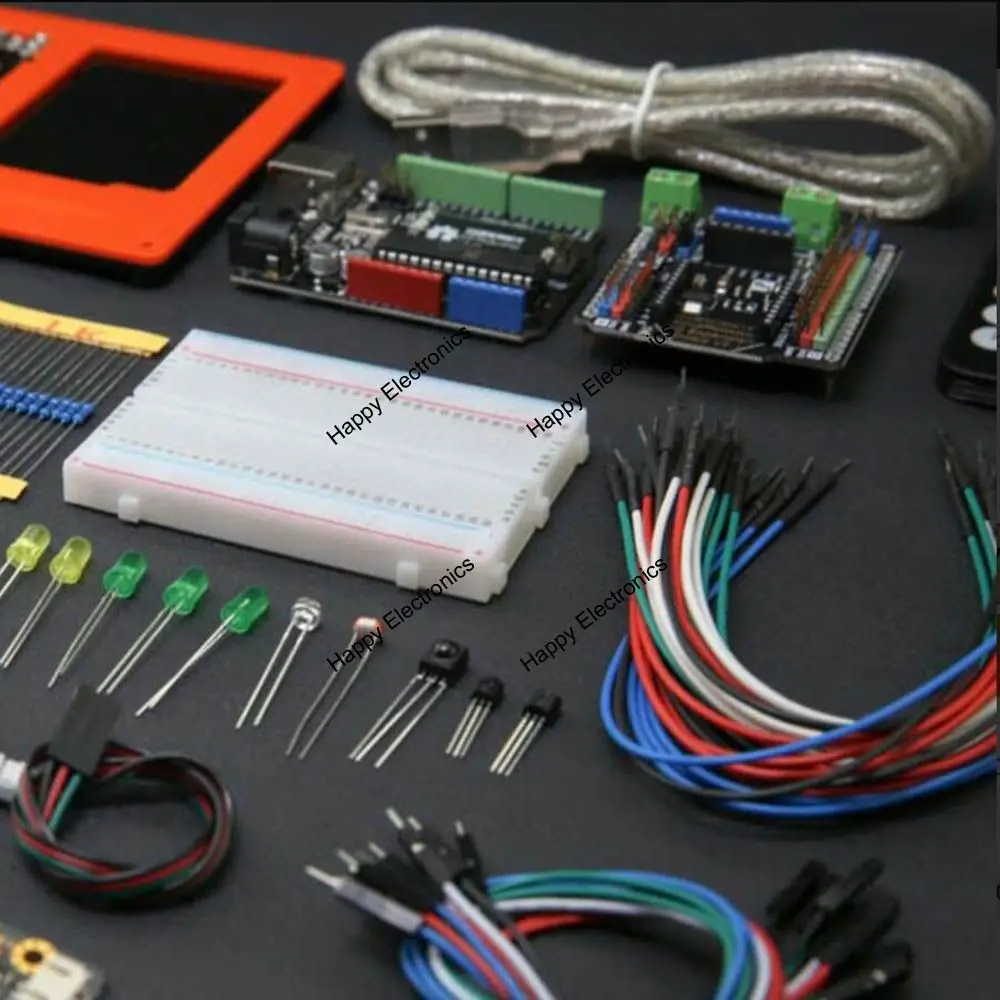 Набор DFRobot Zero to Hero с DFRduino UNO R3 на основе 38 онлайн уроков для начинающих и