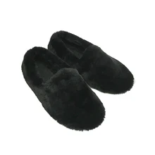 Женская зимняя обувь на плоской подошве, модная повседневная обувь из искусственного меха с круглым носком, зимняя теплая женская повседневная обувь на плоской подошве, zapatos de mujer, женская зимняя обувь на плоской подошве