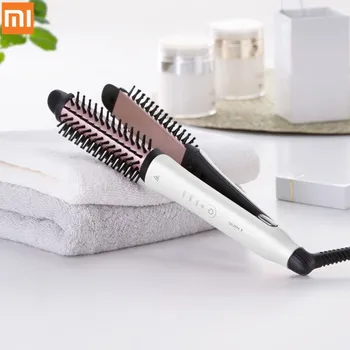 

Xiaomi Mijia Yueli Electric Hair Straightener Curler Comb Hair Styler 2in1 Hairdresser Fast Heating Curling Hair Styling Tool