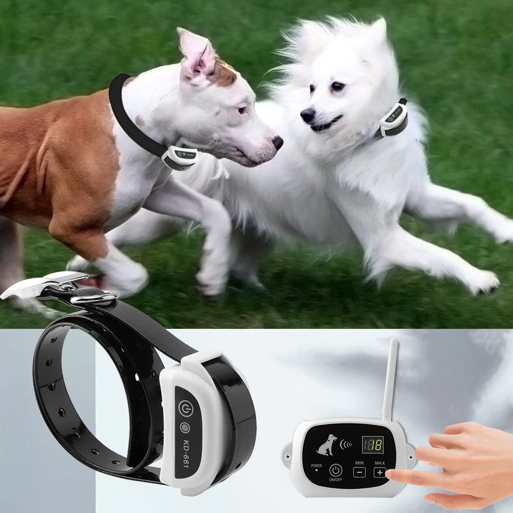 Wireless Dog Fence Remote Pet Training Collar Electronic Containment