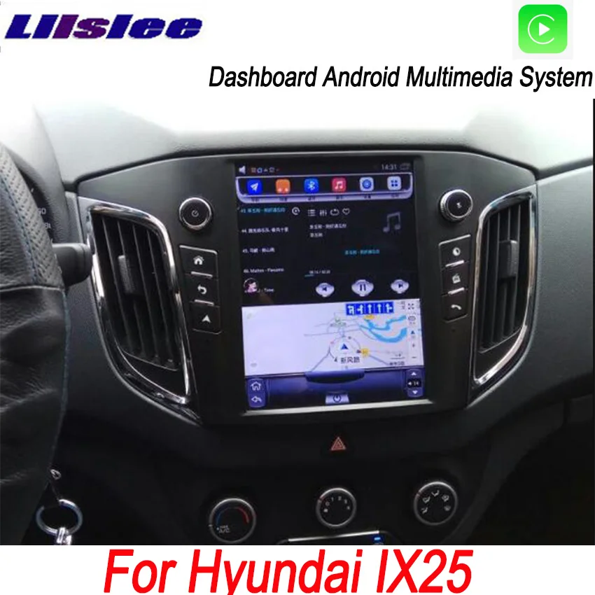 Liislee 2 din Android для hyundai IX25/Creta/Cantus большой экран Автомобильный мультимедийный плеер gps навигация Радио CarPlay