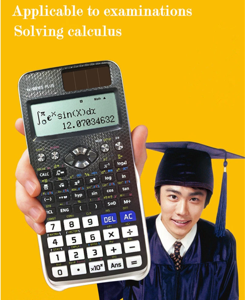 Scientific Calculator Hd Display 4lines Of University Math Calculadora