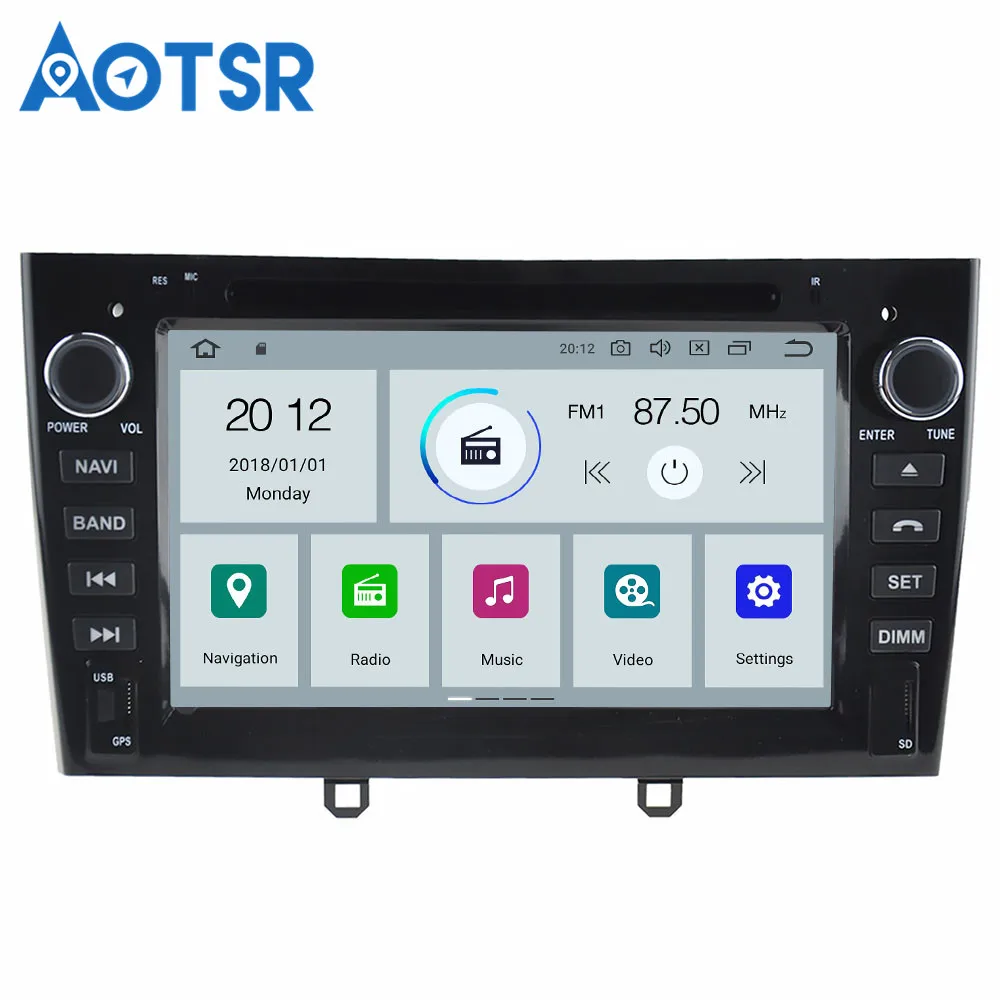 Best Android9.0 8core Car DVD player car GPS navigation For Peugeot 408 308 308SW 2 din radio headunit multimedia tape recorder 4+32g 1