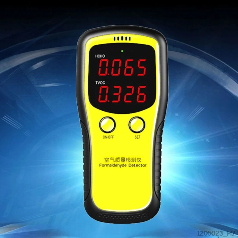 Portable LCD Digital Dioxide Meter CO2 Monitor Indoor Air Quality Formaldehyde Detector